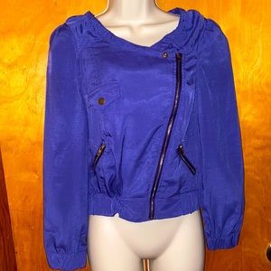 90’S STYLE BLUE JACKET